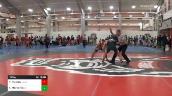 Consolation - Billy Christie, Newberry vs Alex Mercardo, King University