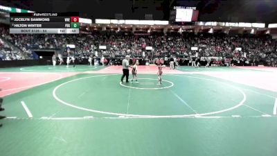 54 lbs Quarterfinal - Hilton Winter, PBG1 vs Jocelyn Sammons, WNE1