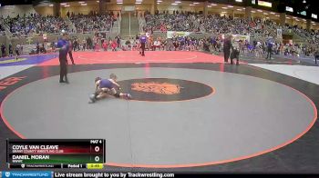 67 lbs Champ. Round 2 - Coyle Van Cleave, Grant County Wrestling Club vs Daniel Moran, NWWC