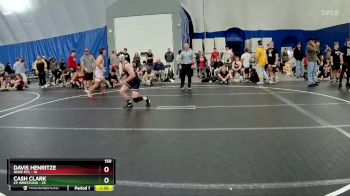 150 lbs Round 2 (8 Team) - Davis Henritze, Noke RTC vs Cash Clark, CP Wrestling