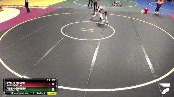 110 lbs Champ. Round 1 - Tyaus Meyer, Sauk Centre vs Aiden Gruber, Faribault