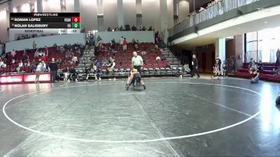 70 lbs Semifinal - Nolan Salisbury, Falls Church vs Roman Lopez, Powhatan Youth Wrestling Club