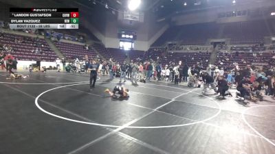 58 lbs Cons. Quarters - Landon Gustafson, Colorado Outlaws Youth Wrestling vs Dylan Vazquez, Betterman Elite Wrestling