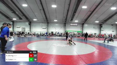 100 lbs Rr Rnd 3 - Adam String, South Forsyth WAR Wrestling Club vs Braxton Coker, Commerce Wrestling Club