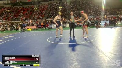 3A 182 lbs Semifinal - Kash Cobb, Weiser vs Luke Schell, Timberlake