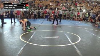120 lbs Cons. Round 3 - Cain Rock NE4, Shamrock Wrestling Club vs Luca Amato NW3, Clear Fork Elite Wrestling