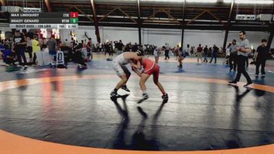 106 lbs Final - Max Lindquist, Xtreme Training vs Brady Genard, Wyoming Seminary