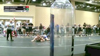 132 lbs Consi Of 4 - Landon Salindong, Durham Elite vs Tobias Lombera, Elite Force WC