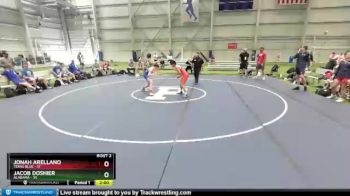 106 lbs Quarterfinals (8 Team) - Jonah Arellano, Texas Blue vs Jacob Doshier, Alabama