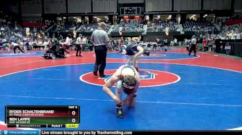 2A-150 lbs Semifinal - Ryder Schaltenbrand, Mt. Paran Christian School vs Ben Lampe, East Jackson HS