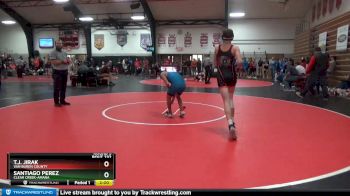 126 lbs Round 3 - T.J. Jirak, Van Buren County vs Santiago Perez, Clear Creek-Amana