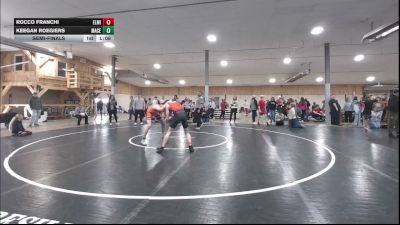 135 lbs Semifinal - Rocco Franchi, Elmira Heights vs Keegan Roegiers, Macedon
