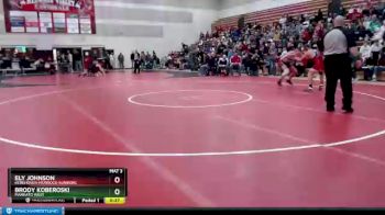 145 lbs Cons. Round 3 - Brody Koberoski, Mankato West vs Ely Johnson, Kerkhoven-Murdock-Sunburg