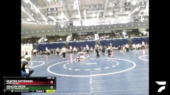 80 lbs Cons. Semi - Hunter Patterson, State College vs Deacon Hicks, Ride Out Wrestling Club