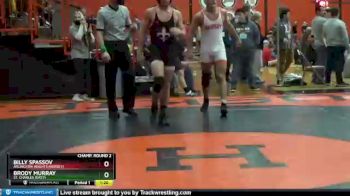 160 lbs Champ. Round 2 - Billy Spassov, Arlington Heights (HERSEY) vs Brody Murray, St. Charles (EAST)