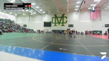 150 lbs Cons. Round 4 - Logan Carrera, El Modena vs Trevor Arruda-Gonzalez, Moorpark