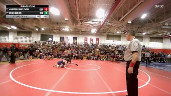 126 lbs Consi Of 8 #1 - Hunter Sheldon, Goffstown vs Josh Roos, Bow