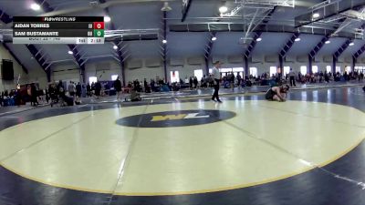 149 lbs Champ. Round 2 - Sam Bustamante, Ohio University vs Aidan Torres, Indiana University