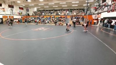 165 lbs Round 3 - Wade Gernhart, Powell Middle School vs Bryian Davis, Powell Middle School