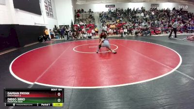 126 lbs Champ. Round 2 - Damian Payan, Eaglecrest A vs Diego Sirio, Mountain View