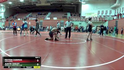 215 lbs 1st Place Match - Austin Oakley, Zionsville Wrestling Club vs Peyton Cashman, Unattached