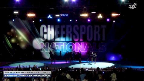 Express Cheer - Extravagance [2026 L2 Youth - Small - A Day 1] 2026 CHEERSPORT National All Star Cheerleading Championship