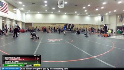 77 lbs Cons. Round 3 - Dustin Collier, Charlestown Wrestling Club vs Daniel Bazan, Maurer Coughlin Wrestling Club