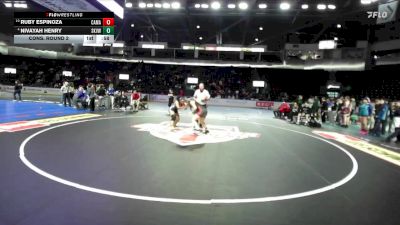 Girls 170 lbs Cons. Round 2 - Ruby Espinoza, Camas (Girls) vs Nivayah Henry, Skyview (Girls)
