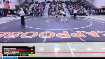 170 lbs 4th Place Match - Jaydika Anderson, Grant Union/Prairie City vs Rowena Yandell, Estacada