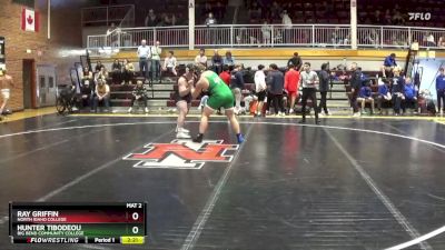 285 lbs 1st Place Match - Hunter Tibodeou, Big Bend Community College vs Ray Griffin, North Idaho College