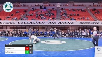 106 lbs Final - Jake Goodin, Edmond North vs Aydan Thomas, Stillwater, OK