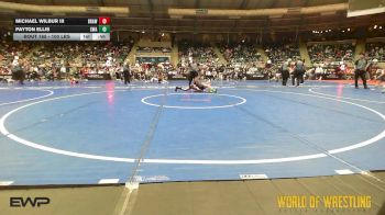 100 lbs Consi Of 8 #2 - Michael Wilbur III, Brawler Elite vs Payton Ellis, Shelton Wrestling Academy
