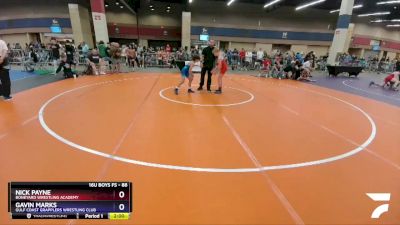 88 lbs Round 2 - Nick Payne, Boneyard Wrestling Academy vs Gavin Marks, Gulf Coast Grapplers Wrestling Club