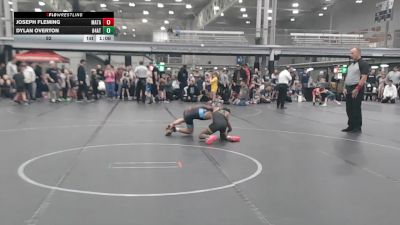 92 lbs Round 1 (4 Team) - Joseph Fleming, Mat Assassins vs Dylan Overton, 84 Athletes