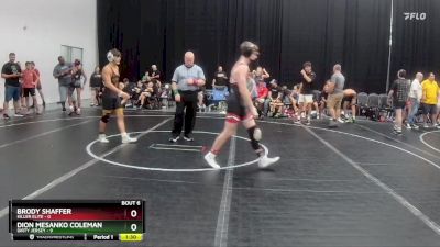 120 lbs Round 2 (8 Team) - Dion Mesanko Coleman, Dirty Jersey vs Brody Shaffer, Killer Elite