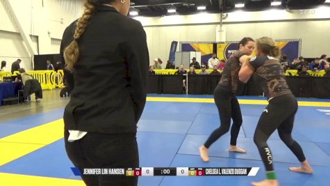 Chelsea L. Valenzo Duggan vs Jennifer Lin Hansen 2024 World IBJJF Jiu-Jitsu No-Gi Championship