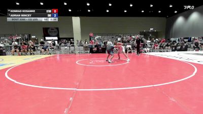 132 lbs Cons. Sub-quarters - Konrad Kosanke, Standfast Wrestling vs Adrian Mincey, Simley - MN Elite