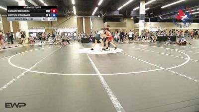 120 lbs Consi Of 8 #1 - Logan Sieracki, Spartan Mat Club vs Kiptyn Ponsart, 3F Wrestling