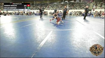 70 lbs Round Of 16 - Maddox DeSalvo, Baton Rouge Training Center (BRTC) vs Skylar Simpson, All American Wrestling