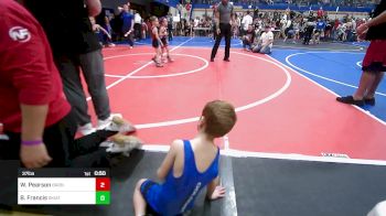 37 lbs Rr Rnd 1 - Waylon Pearson, Barnsdall Youth Wrestling vs Bradley Francis, Skiatook Youth Wrestling