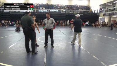 125 lbs Cons. Round 5 - Jesse Hernandez, Cerritos College vs Camilo Ramirez, Mt. San Antonio College