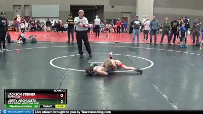 50 lbs Round 2 - Jerry Archuleta, Home Grown Wrestling Club vs Jackson Steiner, Unattached