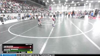 49 lbs Semifinal - Nathan Jennings, Buzzsaw WC vs Jacob Byer, Rock Of Redmond Wrestling