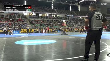 141 lbs Quarterfinal - Christian Small, Lake Erie vs Johnny Lopez, San Fran. St.