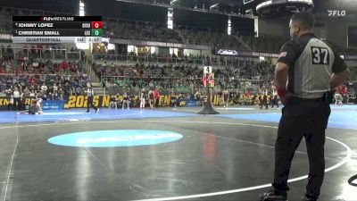 141 lbs Quarterfinal - Christian Small, Lake Erie vs Johnny Lopez, San Fran. St.
