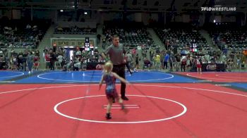 50 lbs Rr Rnd 4 - Chloe Higgins, Catoosa Youth Wrestling vs Maisyn Hulbutta, Mojo Grappling Academy