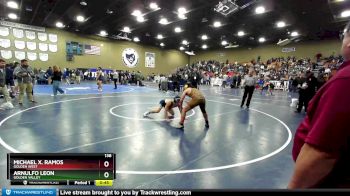 138 lbs Cons. Round 4 - Michael X. Ramos, Golden West vs Arnulfo Leon, Golden Valley