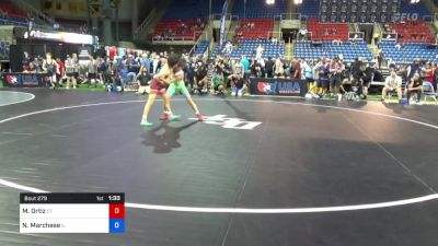 106 lbs Rnd Of 64 - Michael Ortiz, Connecticut vs Nicholas Marchese, Illinois