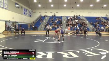 160 lbs Cons. Semi - Diana Cardenas, Bakersfield College vs Leilani Frazer, Santa Rosa College