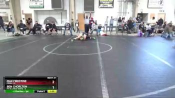 130 lbs Round 6 (8 Team) - Max Firestine, POWA vs Ben Chorlton, PA Alliance White